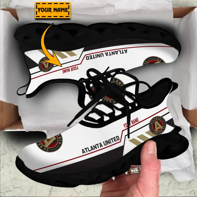 Soccer Club Max Soul Shoes, Exclusive Logo Sneakers For Fans PTS000MLS082025AU1 - Black - Image 2