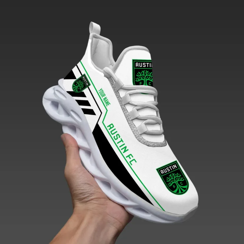 Soccer Club Max Soul Shoes, Exclusive Logo Sneakers For Fans PTS000MLS082025AFC1 - White - Image 3