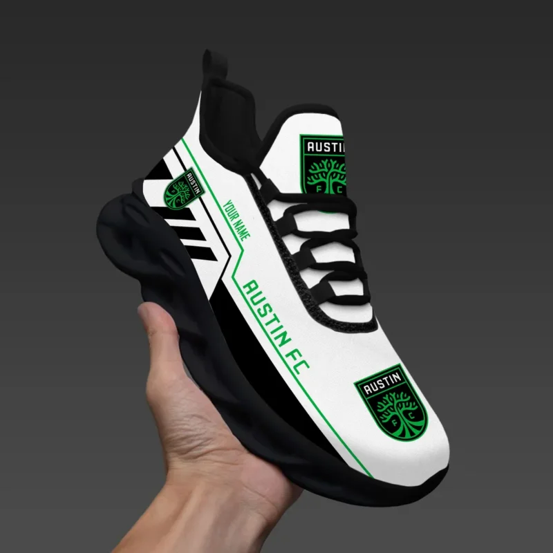 Soccer Club Max Soul Shoes, Exclusive Logo Sneakers For Fans PTS000MLS082025AFC1 - Black - Image 3
