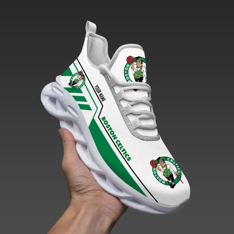 Max Soul Shoes, Exclusive Logo Sneakers For Fans Basketball PTS000NBA081525BC1 - White - Image 3