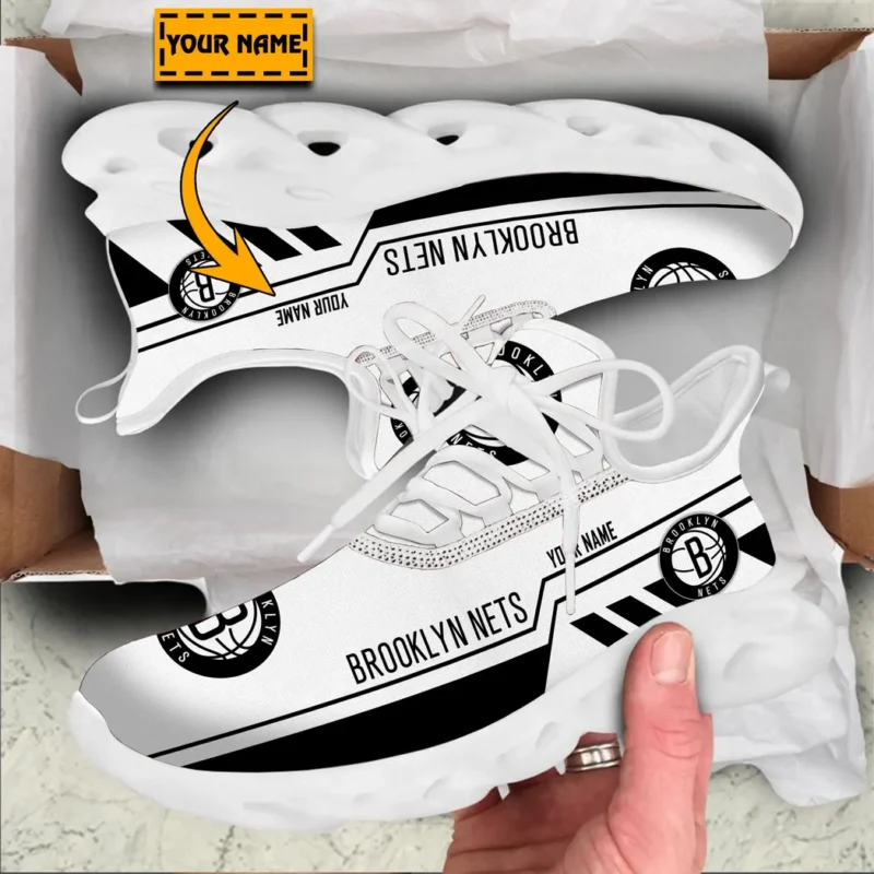 Max Soul Shoes, Exclusive Logo Sneakers For Fans Basketball PTS000NBA081525BN1 - White - Image 2