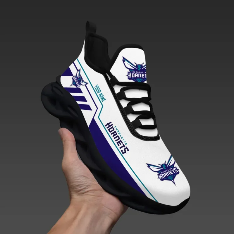 Max Soul Shoes, Exclusive Logo Sneakers For Fans Basketball PTS000NBA081525CH1 - Black - Image 3