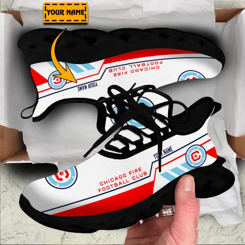 Soccer Team Max Soul Shoes, Exclusive Logo Sneakers For Fans PTS000MLS082025CFFC1 - Black - Image 2
