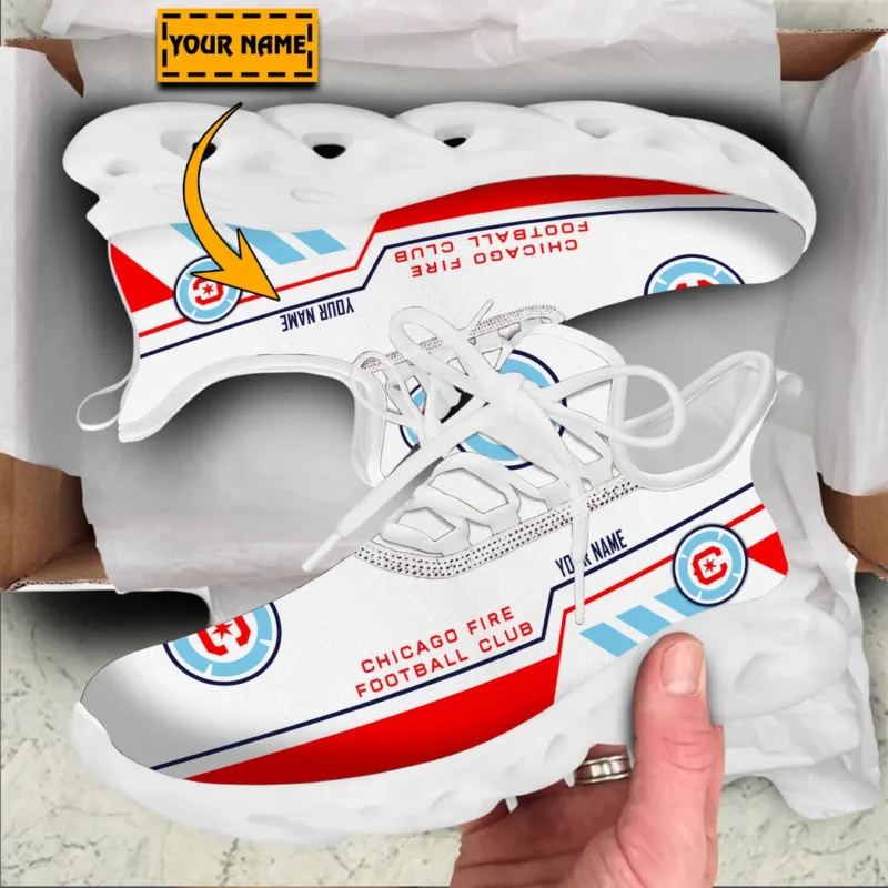 Soccer Team Max Soul Shoes, Exclusive Logo Sneakers For Fans PTS000MLS082025CFFC1 - White - Image 2