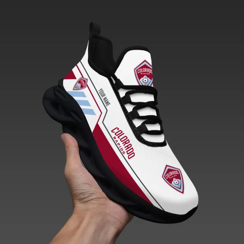 Soccer Club Max Soul Shoes, Exclusive Logo Sneakers For Fans PTS000MLS082025CR1 - Black - Image 3