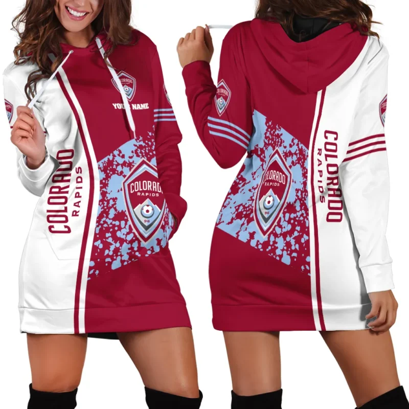 Hoodie Dress For Women, Exclusive Logo Hoodie For Fans Soccer PTHDD000MLS082125CR1