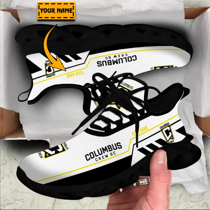 Soccer Club Max Soul Shoes, Exclusive Logo Sneakers For Fans PTS000MLS082025CC1 - Black - Image 2