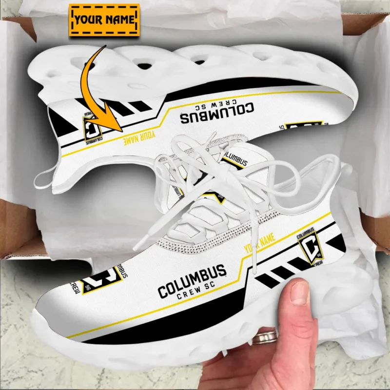 Soccer Club Max Soul Shoes, Exclusive Logo Sneakers For Fans PTS000MLS082025CC1 - White - Image 2