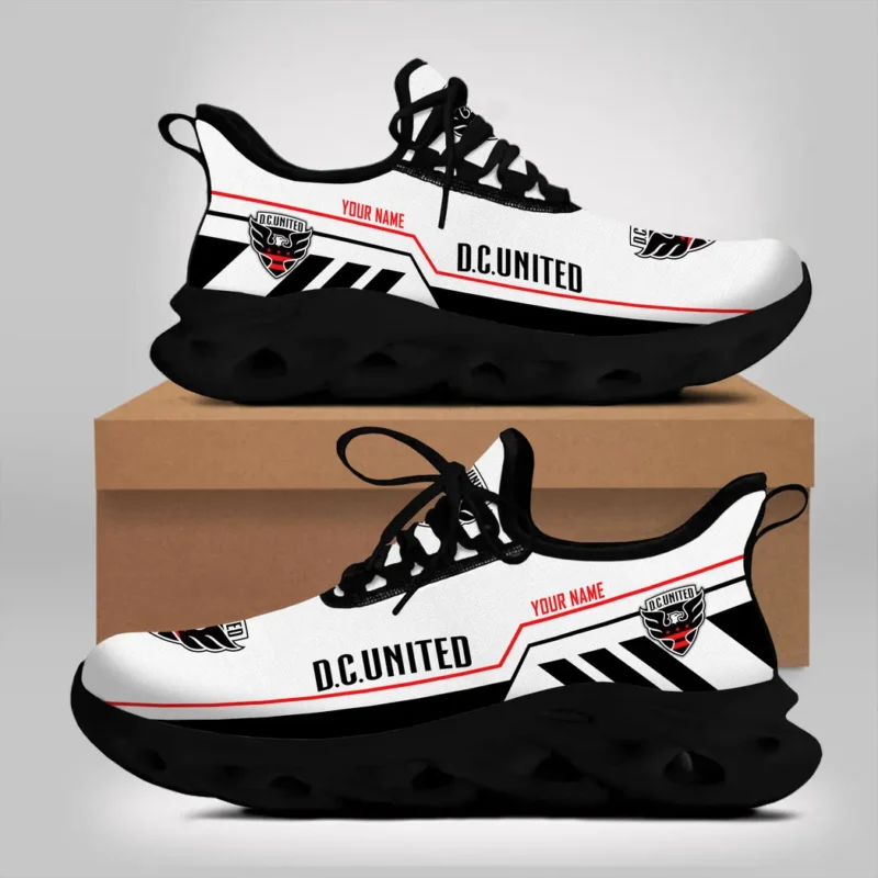 Soccer Club Max Soul Shoes, Exclusive Logo Sneakers For Fans PTS000MLS082025DCU1 - Black