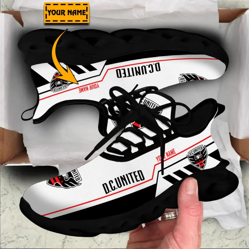 Soccer Club Max Soul Shoes, Exclusive Logo Sneakers For Fans PTS000MLS082025DCU1 - Black - Image 2