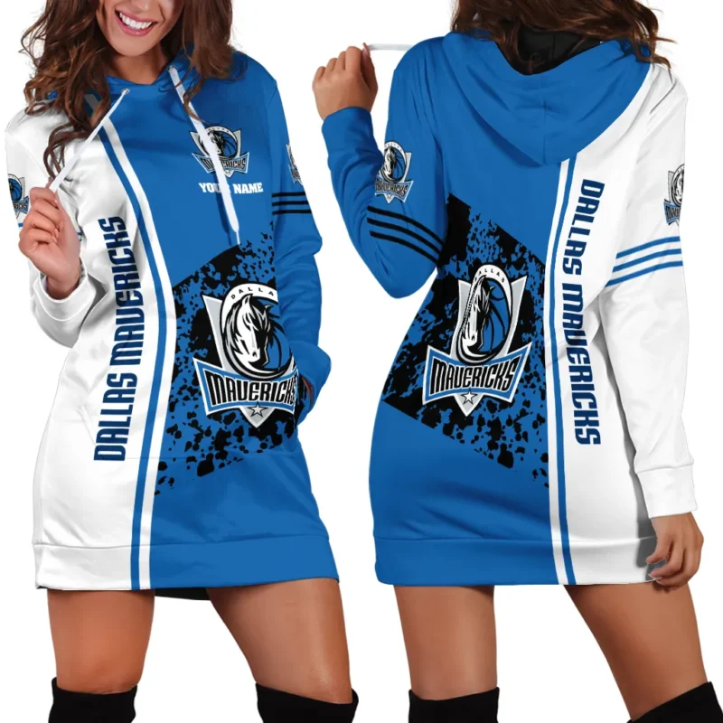 Hoodie Dress For Women, Exclusive Logo Hoodie For Basketball Fans PTHDD000NBA082225DM1