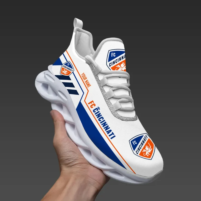Soccer Club Max Soul Shoes, Exclusive Logo Sneakers For Fans PTS000MLS082025FCC1 - White - Image 3