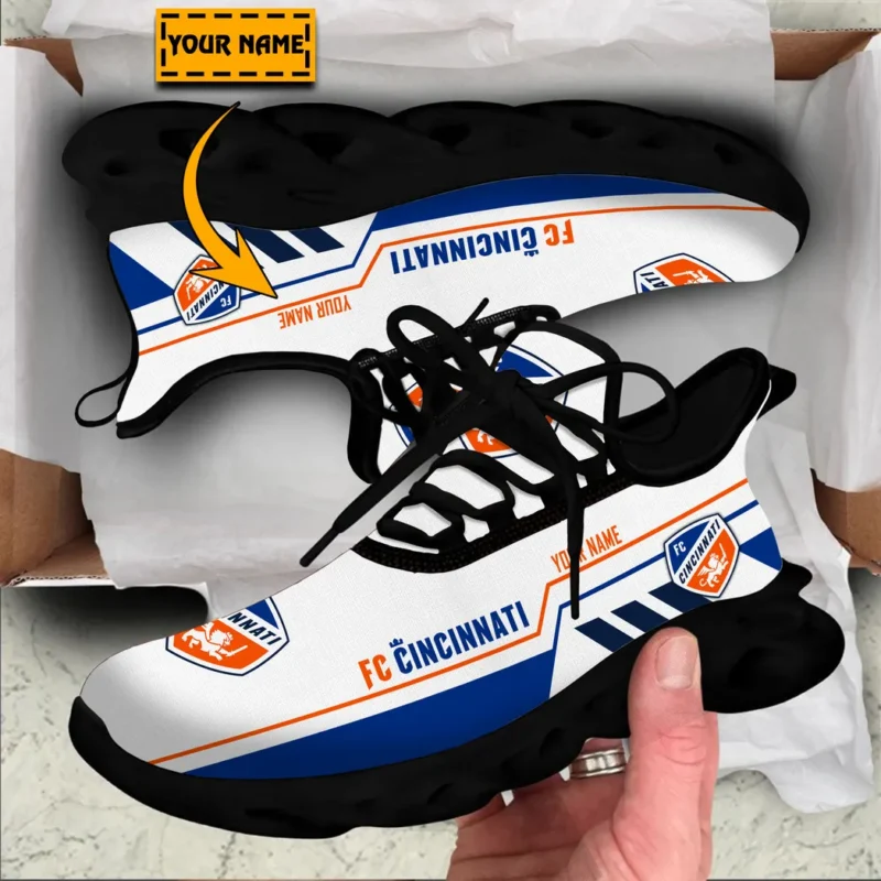 Soccer Club Max Soul Shoes, Exclusive Logo Sneakers For Fans PTS000MLS082025FCC1 - Black - Image 2