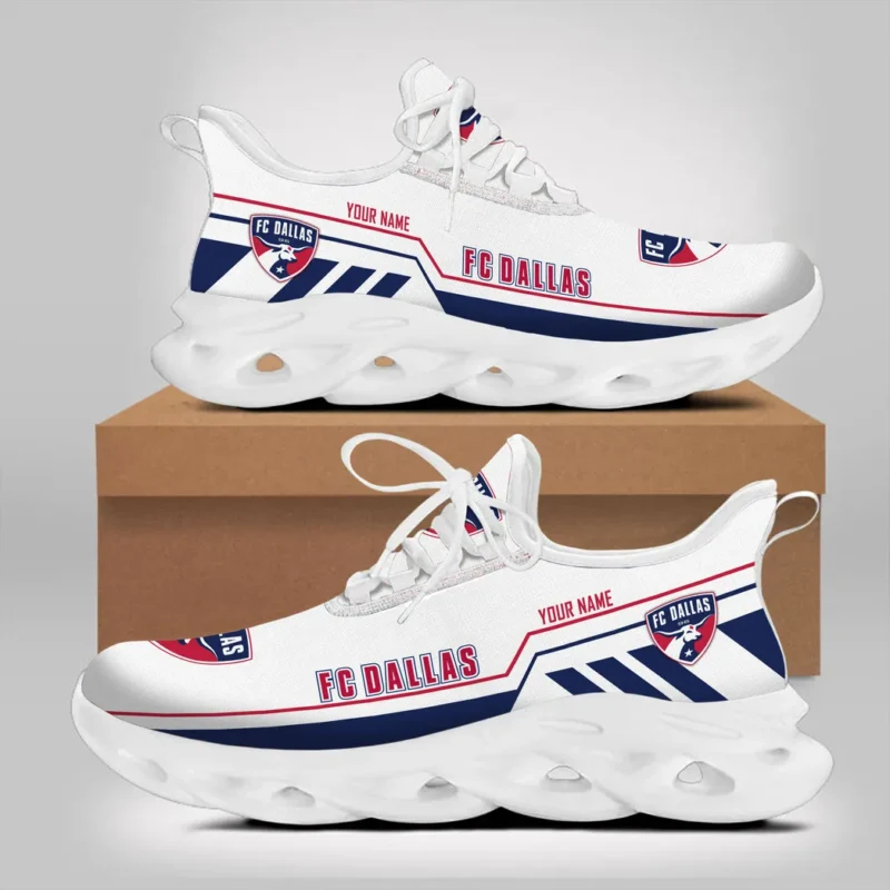 Soccer Team Max Soul Shoes, Exclusive Logo Sneakers For Fans PTS000MLS082025FCD1 - White