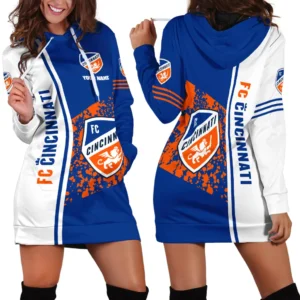 Hoodie Dress For Women, Exclusive Logo Hoodie For Fans Soccer PTHDD000MLS082125FCC1