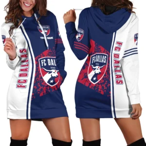 Hoodie Dress For Women, Exclusive Logo Hoodie For Fans Soccer PTHDD000MLS082125FCD1