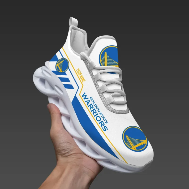 Max Soul Shoes, Exclusive Logo Sneakers For Fans Basketball PTS000NBA081525GSW1 - White - Image 3