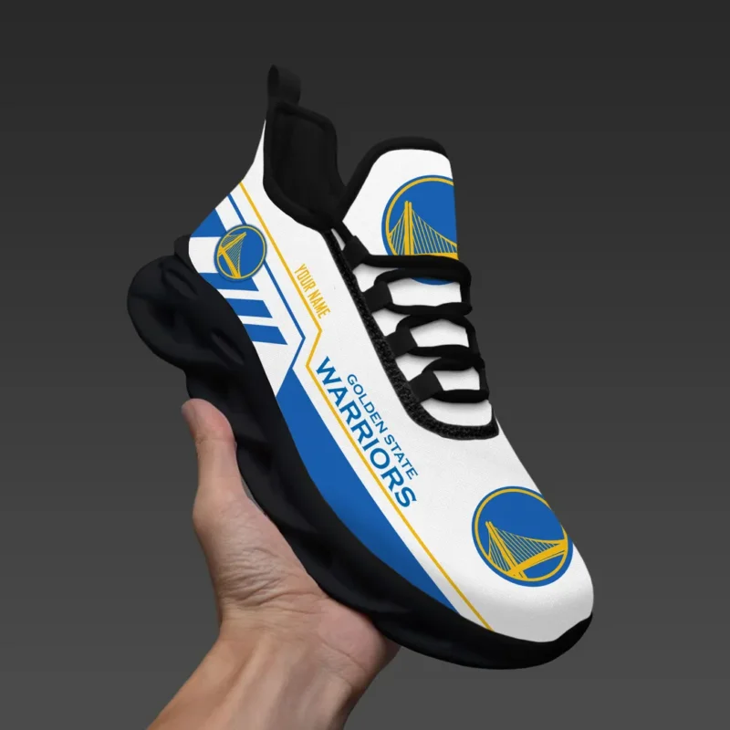 Max Soul Shoes, Exclusive Logo Sneakers For Fans Basketball PTS000NBA081525GSW1 - Black - Image 3