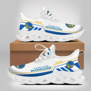 Max Soul Shoes, Exclusive Logo Sneakers For Fans Basketball PTS000NBA081525GSW1 - White