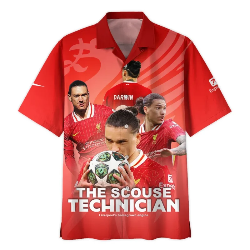 Footballer Hawaiian shirt Premier League 2025, gift for fan Footballer HVN1002DN05092025HAW - Image 2