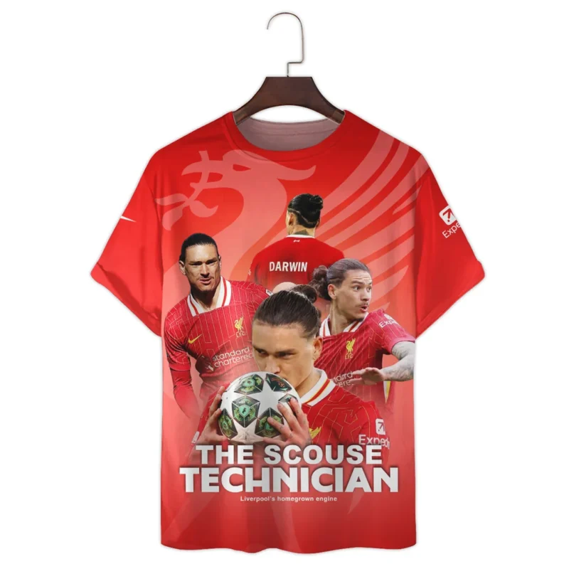 Footballer T-shirt Premier League 2025, gift for fan Footballer HVN1002DN05092025TS3D - Image 2