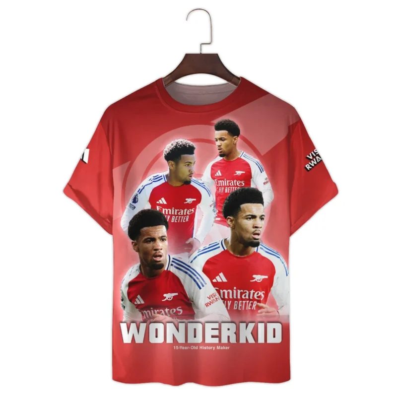 Footballer T-Shirt Premier League 2025 Gift For Fan Footballer HVN1003EN05122025TS3D - Image 2