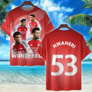 Footballer T-Shirt Premier League 2025 Gift For Fan Footballer HVN1003EN05122025TS3D
