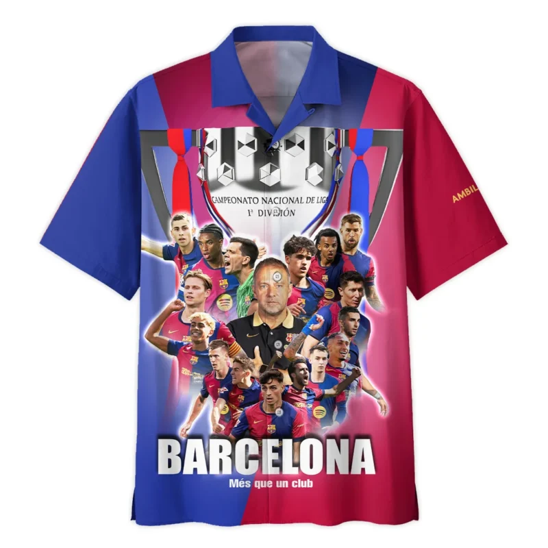 Football Club Hawaiian Shirt La Liga Champion 2025 Gifts For Fan Football Club HVN1007LALIGA05142025HAW - Image 2