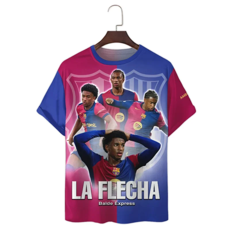 Footballer T-Shirt Laliga 2025 For Fan Footballer HVN1009AB05152025TS3D - Image 2