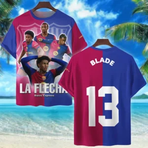 Footballer T-Shirt Laliga 2025 For Fan Footballer HVN1009AB05152025TS3D