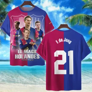Footballer T-Shirt Laliga 2025 For Fan Footballer HVN1009FJ05152025TS3D