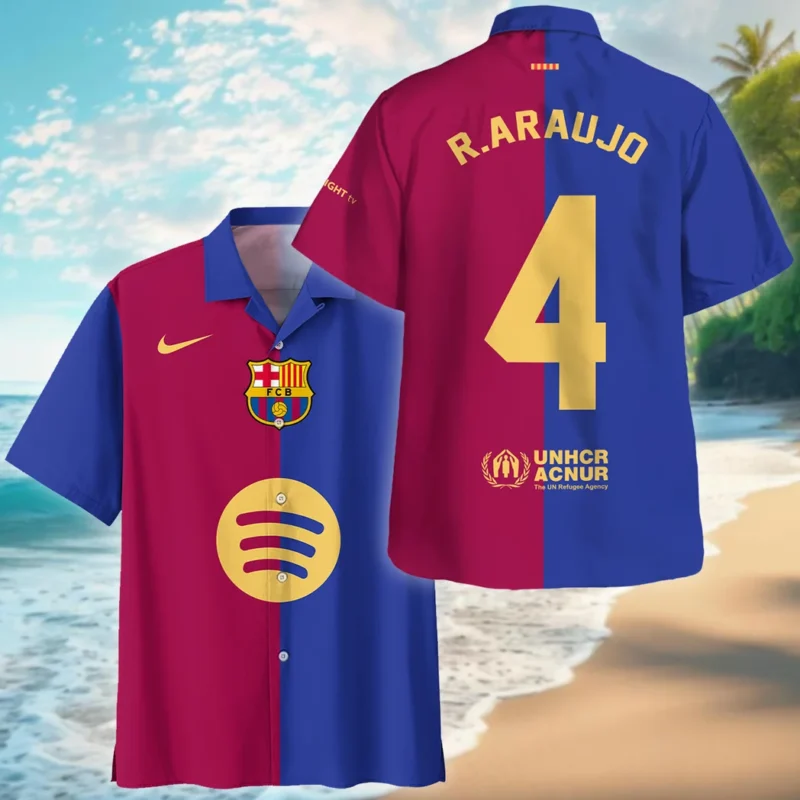 Football Player Hawaiian Shirt La Liga 2025 For Fan Football Player HVN1010BRA05162025