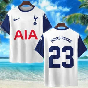 Footballer T- Shirt Football Team UEFA Europa 2025 For Fan Footballer HVN1010UEFAPP052225TS3D