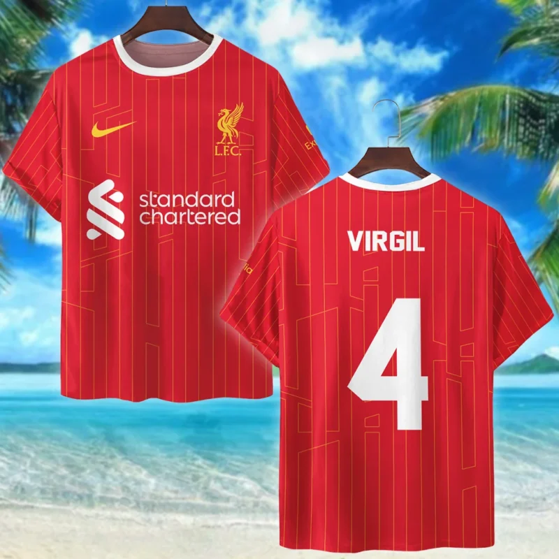 Footballer T-Shirt Premier League 2025 For Fan Footballer HVN1010VVD05162025
