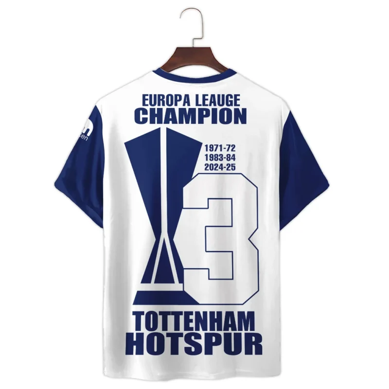Football Team T-Shirt UEFA Europa 2025 For Sport Fans HVN1012UEFACHAMP052225TS3D - Image 3