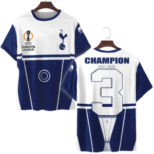 Football Team T-Shirt UEFA Europa 2025 For Sport Fans HVN1014C2WINNER052325TS3D