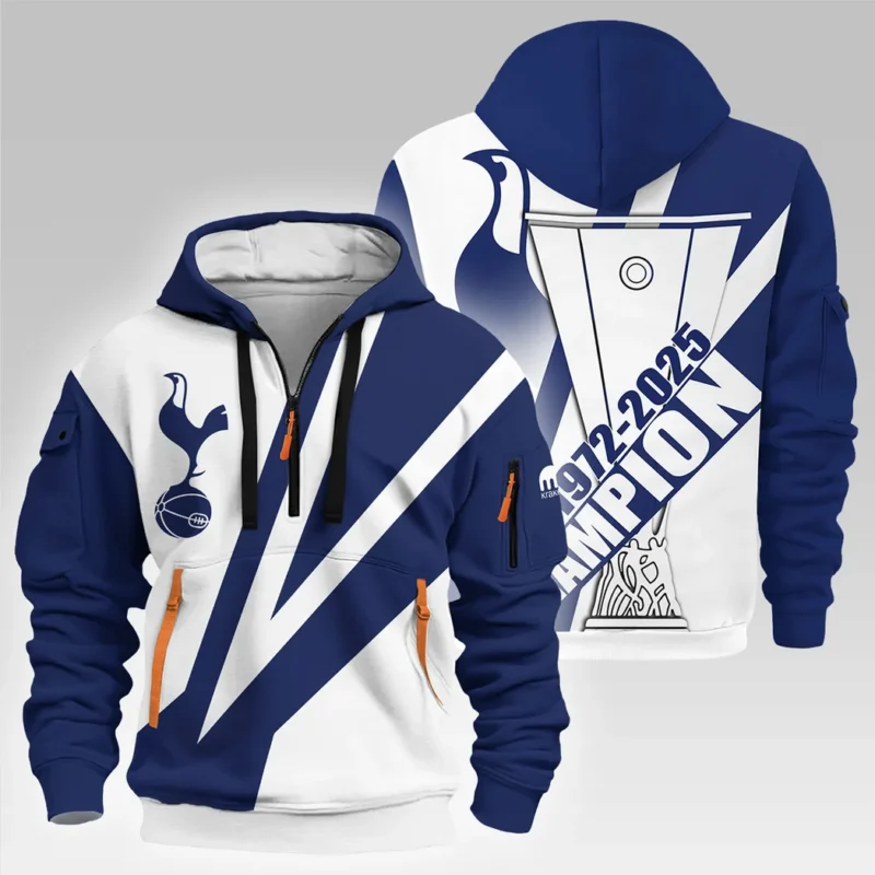 Football Hoodie Half Zipper UEFA League 2025 For Fan Football HVN1016UEFACHMP052425