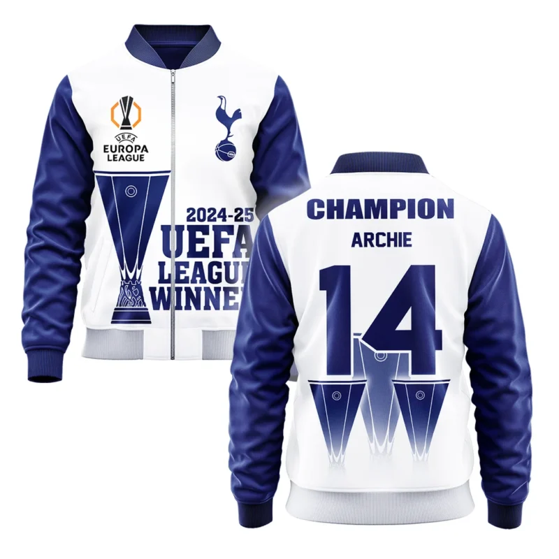 Football Football Bomber Jacket  UEFA League Cup 2025 For Fan Football HVN1017AG052425