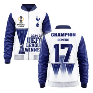 Football Football Bomber Jacket  UEFA League Cup 2025 For Fan Football HVN1017CR052425