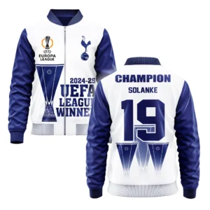 Football Football Bomber Jacket  UEFA League Cup 2025 For Fan Football HVN1017DL052425