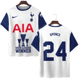 Footballer Football Team T-Shirt  UEFA League Cup 2025 For Fan Footballer HVN1017DS052425