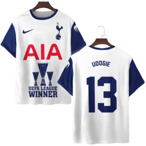 Footballer Football Team T-Shirt  UEFA League Cup 2025 For Fan Footballer HVN1017DU052425