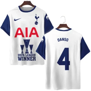 Footballer Football Team T-Shirt  UEFA League Cup 2025 For Fan Footballer HVN1017KD052425