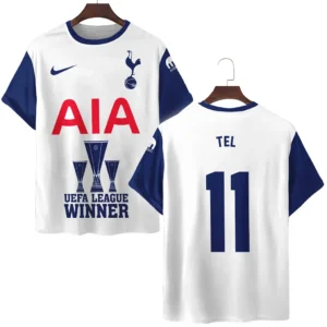 Footballer Football Team T-Shirt  UEFA League Cup 2025 For Fan Footballer HVN1017MT052425
