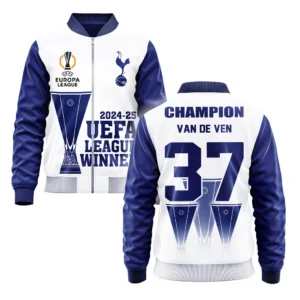 Football Football Bomber Jacket  UEFA League Cup 2025 For Fan Football HVN1017MV052425