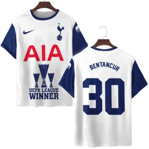 Footballer Football Team T-Shirt  UEFA League Cup 2025 For Fan Footballer HVN1017RB052425
