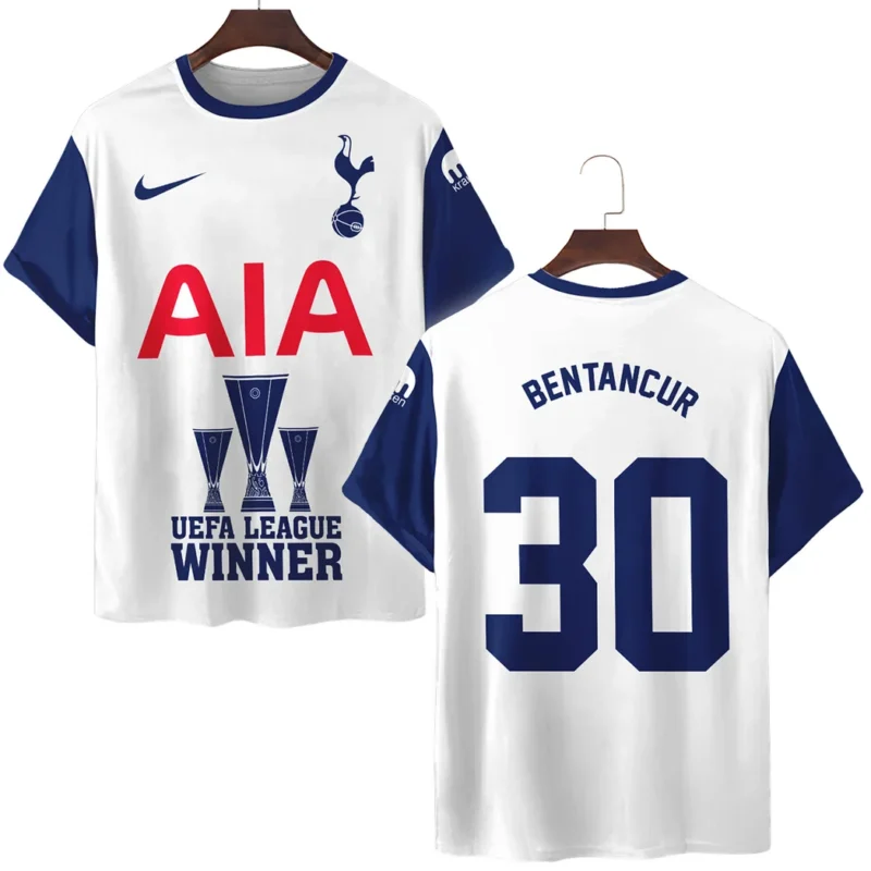 Footballer Football Team T-Shirt  UEFA League Cup 2025 For Fan Footballer HVN1017RB052425