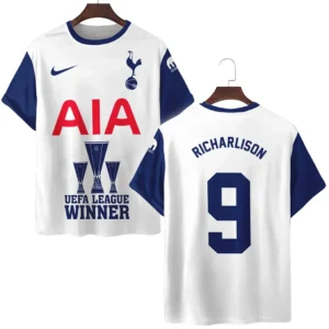 Footballer Football Team T-Shirt  UEFA League Cup 2025 For Fan Footballer HVN1017RI052425