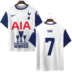 Footballer Football Team T-Shirt  UEFA League Cup 2025 For Fan Footballer HVN1017SHM052425