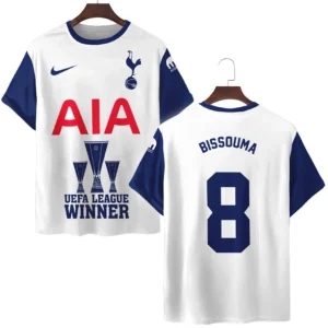 Footballer Football Team T-Shirt  UEFA League Cup 2025 For Fan Footballer HVN1017YB052425